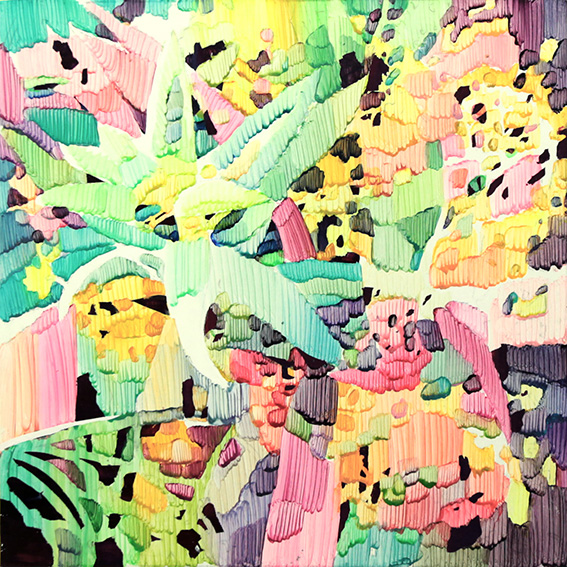 闕珮菁-萬年青青 50x50cm