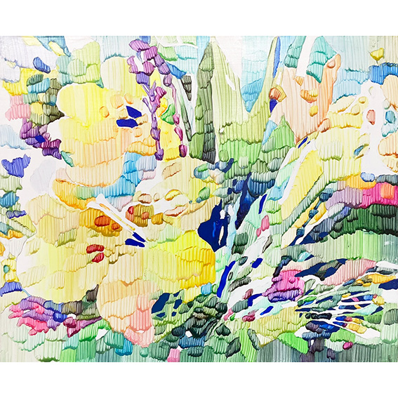 闕珮菁-木樨花香 50x50cm