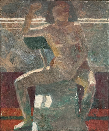 Karsiu Lee 李加兆｜Form and Shadow 形與影｜Oil on canvas｜46 × 38 cm｜1995