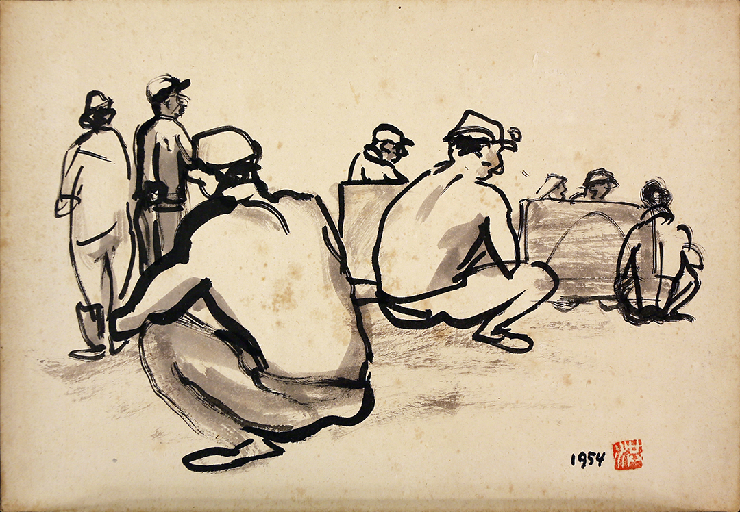 Hung Jui-Lin 洪瑞麟｜Miner Series – Resting 礦工系列－休憩