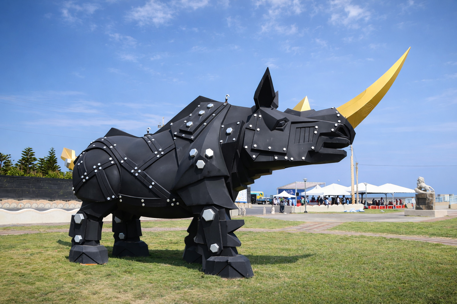 King Kong Rhino — Bronze version, Miaoli